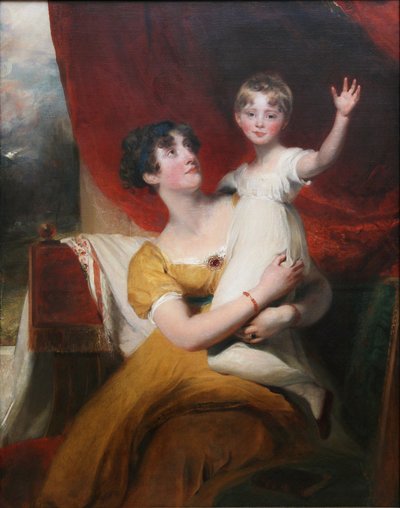 Lady Orde met haar dochter Anne door Thomas Lawrence